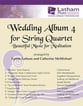 WEDDING ALBUM #4 STRING QUARTET PARTS cover